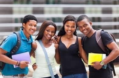 Happy students ready to study abroad